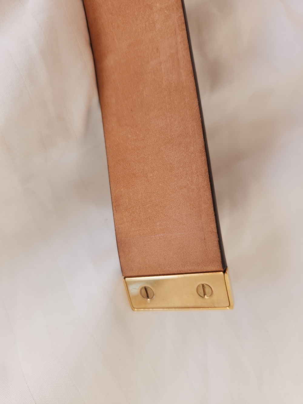Louis Vuitton Women's Monogram Brown Leather Belt with Gold Buckle - Picture 6 of 10
